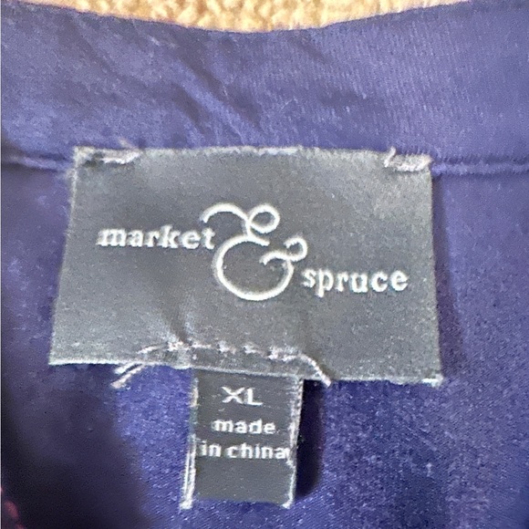 Market + Spruce Boho V Neck Top XL - Picture 3 of 4